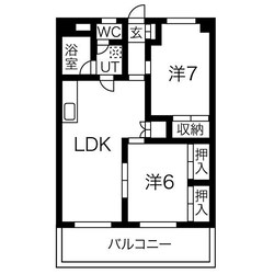 サワータウン花園の物件間取画像